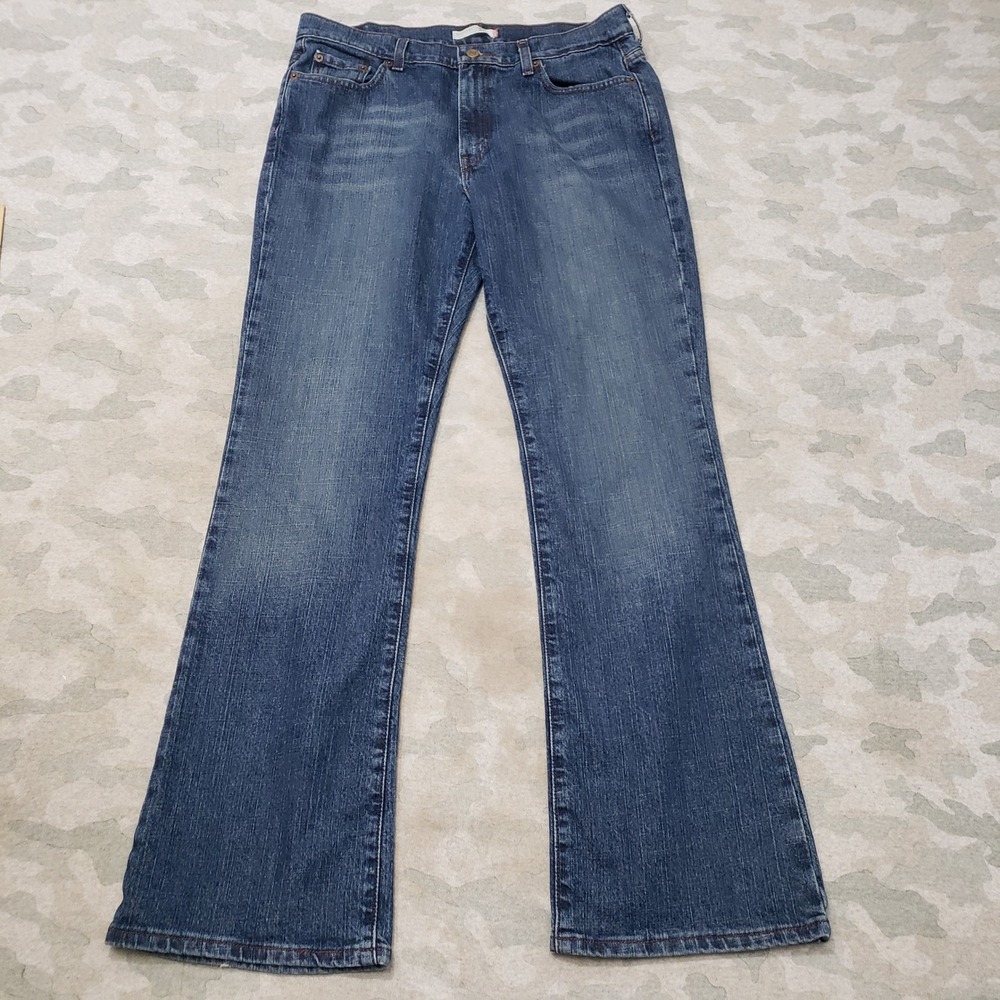 Levi's 515 Bootcut Jeans Womens 12 Blue Stretch Denim Medium Wash Streetwear